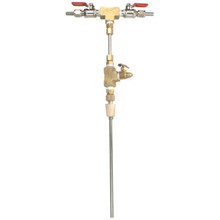 Counter pressure bottle filler for bottling home brewed beer