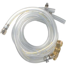 Counter pressure bottle filler tubing kit