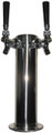 Duel tap beer tower - American made. Perfect for dispensing home brew beer.