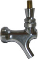Chrome plated beer tap, Italian made for dispensing home brew