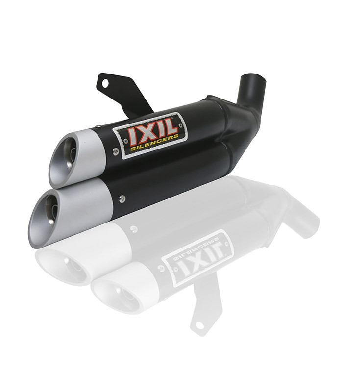 mAx IXIL L3XB BLACK HYPERLOW XL FULL EXHAUST YAMAHA MT-07 2014