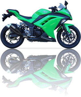 IXIL L3XB HYPERLOW BLACK EXHAUST KAWASAKI NINJA 250 R 2013-2016
