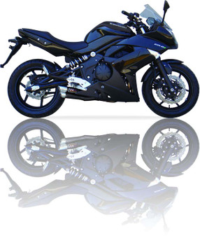 IXIL L3XB HYPERLOW BLACK EXHAUST KAWASAKI NINJA 650 R 2005-2011