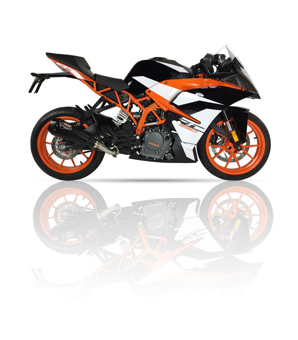 IXIL RC1B RACE HEXACONE XTREM BLACK EXHAUST KTM RC 390 2017-2020