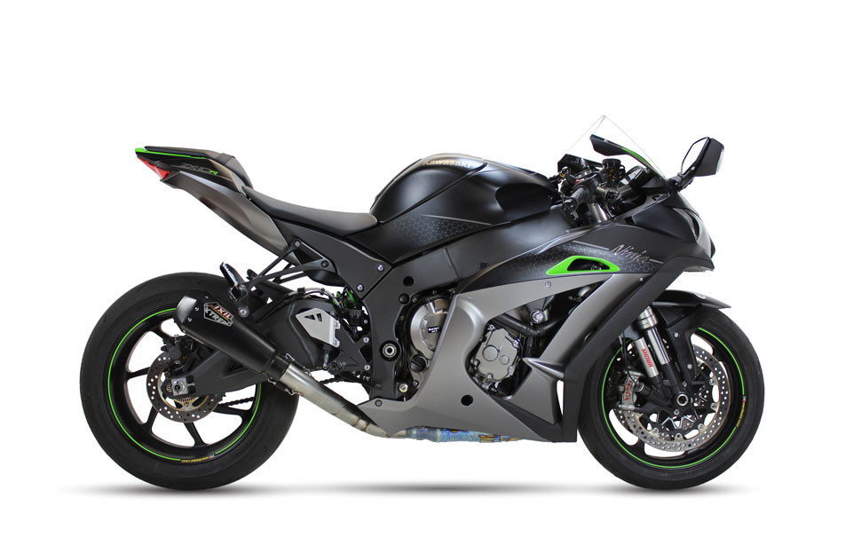 IXIL RC1B RACE HEXACONE XTREM BLACK EXHAUST KAWASAKI ZX 10 R 2011