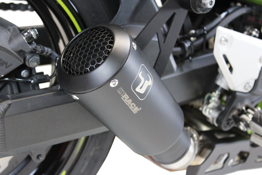 IXRACE MK2 SLIP ON BLACK EXHAUST KAWASAKI Z 900 A2 2017-2024