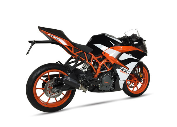 ヘリテージ IXRACE MK2 SLIP ON BLACK EXHAUST KTM RC 125 2017-2019 - IXIL USA