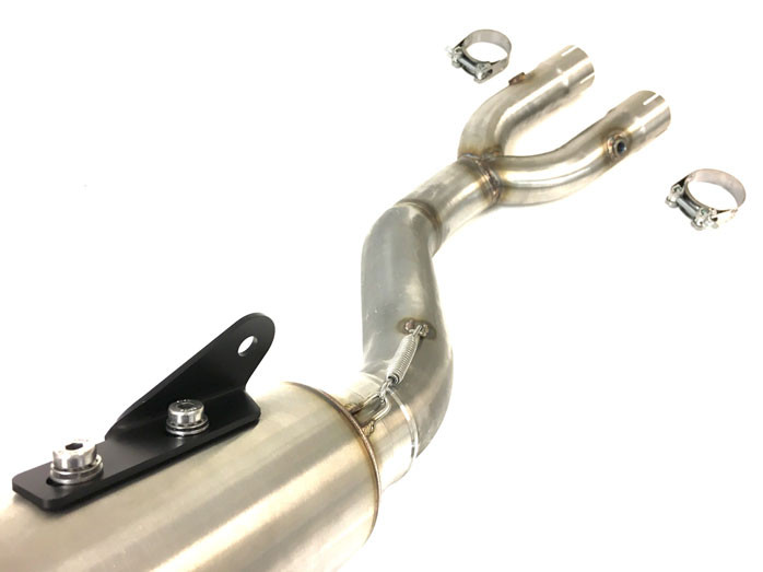 IXRACE MK2 SLIP ON BLACK EXHAUST YAMAHA YZF R1 2018-2019 - IXIL USA