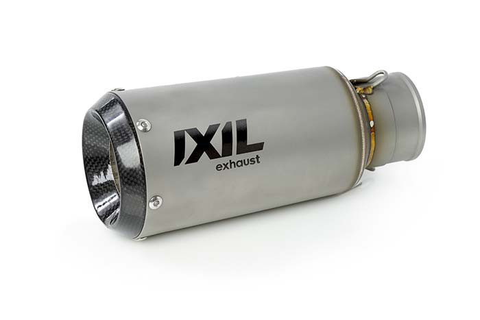 【お取引】IXIL(イクシル)KTM DUKE 390 \'12-\'15 X55B-スラッシュ コーンタイプ マフラー本体（社外）