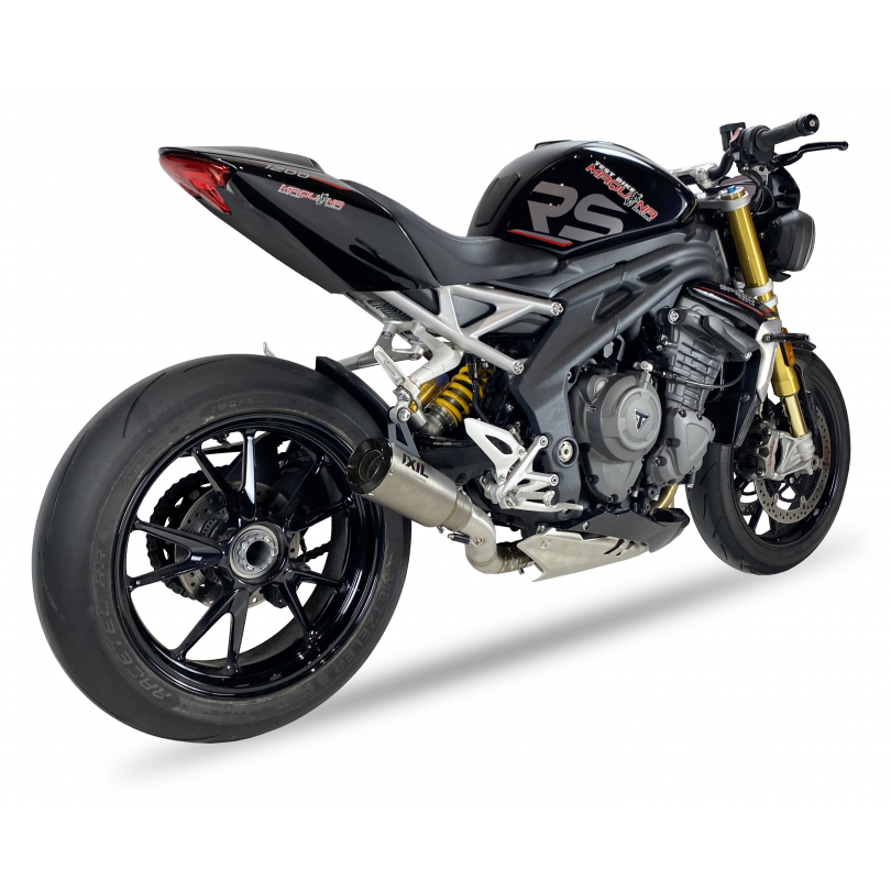 低価お得IXRACE TRIUPH STREET TRIPLE 765 R 17-21 MK2B フルEX マフラー ブラック トライアンフ用