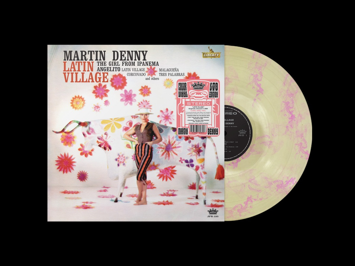 洋楽 Martin Denny 1980 Used LP Martin Denny - Latin Village LP (Reissue - Floral Swirl Vinyl