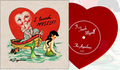 The Jagaloons - I Touch Myself 7" (Heart Shaped Flexidisc)