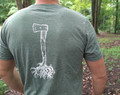 Bush Roots T-Shirt Heather Military Green