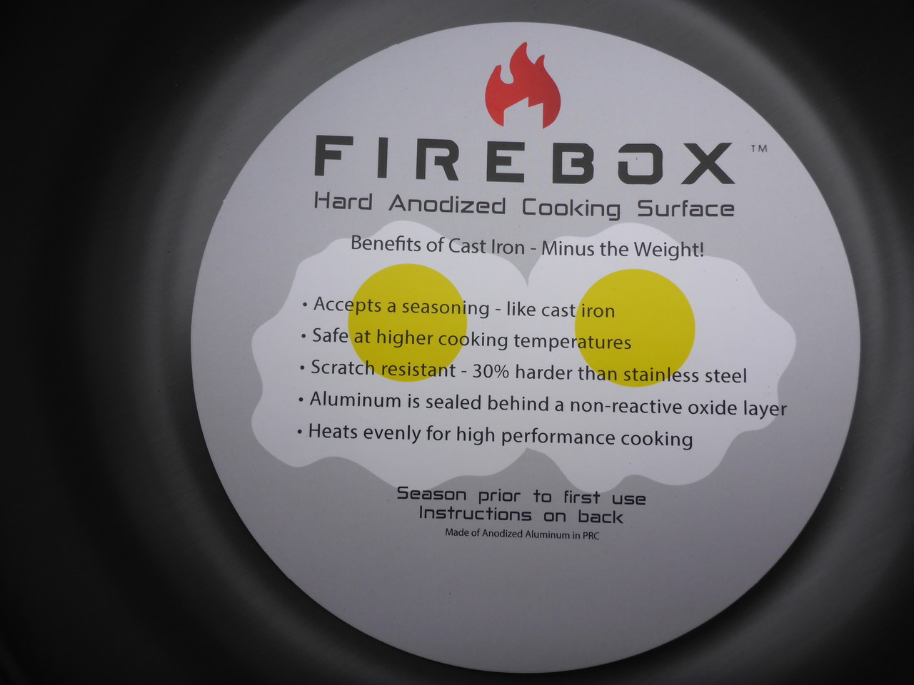 Firebox Stove Anodized Fry Pan 8 - Bens Outdoor Products