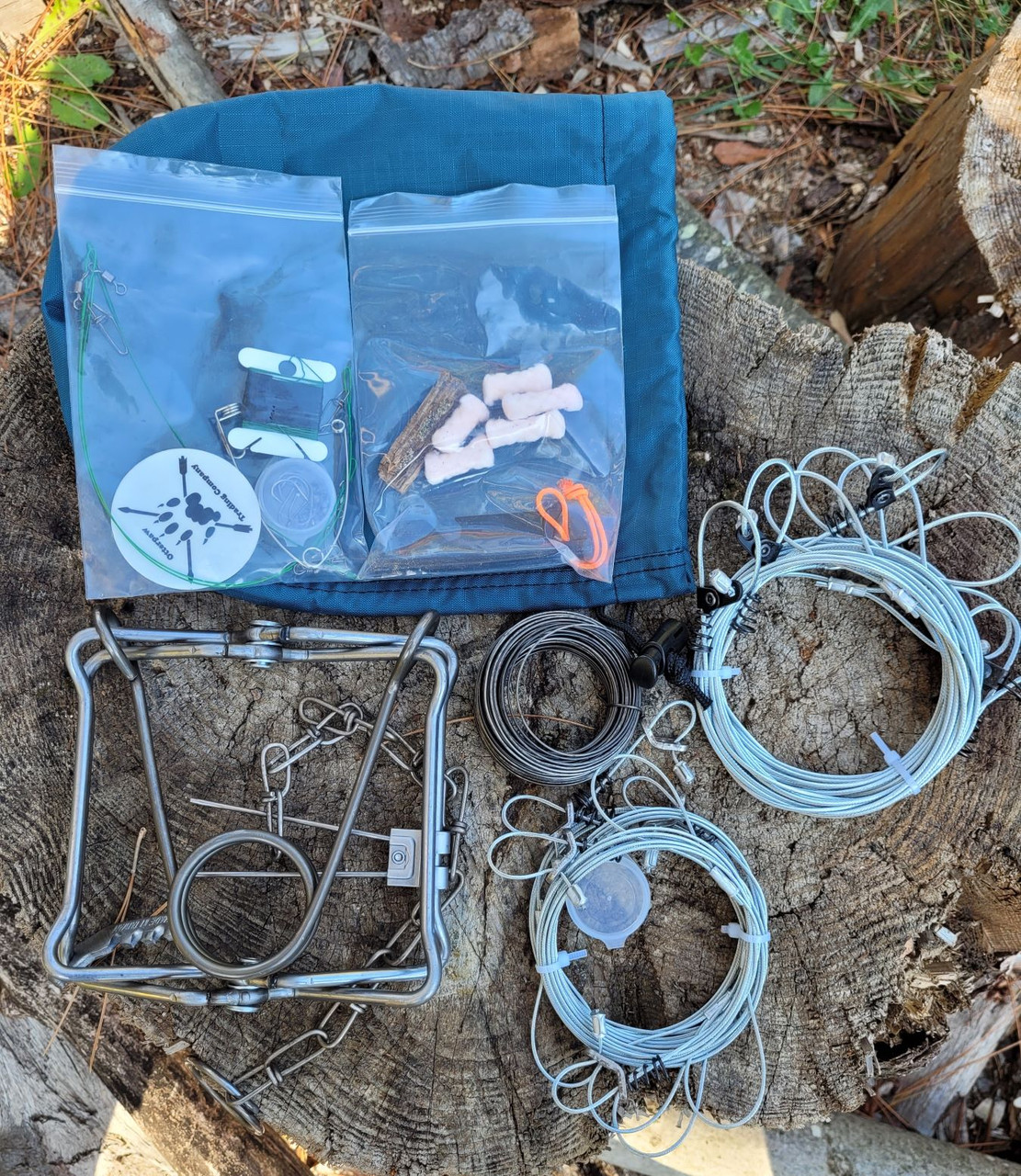 Otterpaw Trading Mk3 Survival Trapping kit W/Stuff Sack - Bens Outdoor  Products