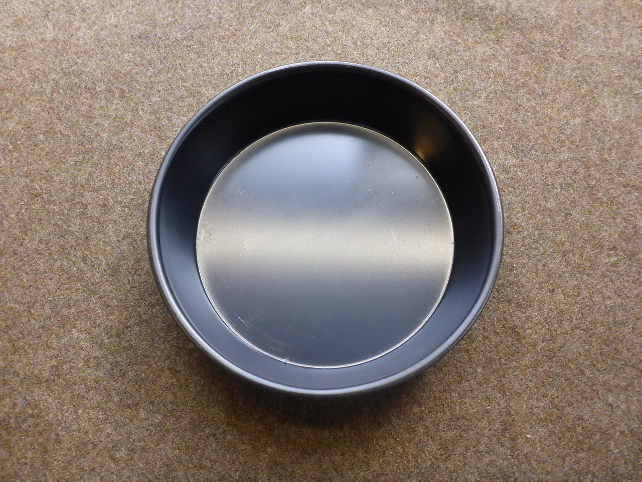 Paderno World Cuisine Crepe Pan, Blue Carbon Steel, DIA 9 1/2 x H 5/8,  Hndl 8 