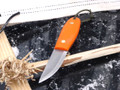 Lagom Bush Knife G10 Orange Hi-Vis Micarta 