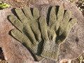 Military Wool Glove Liner Size 4 M Green