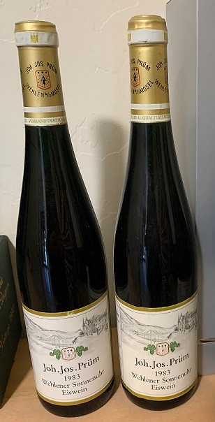 1983 Joh. Jos. Prum Wehlener Sonnenuhr Riesling Eiswein ...