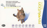 Revolution Blue Cats 5.7-15.5 lbs (2.6-7.5 kg) - 12 Pack