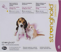 Stronghold Pink Kittens and Puppies under 5lbs (2.5kg) - 6 Pack
