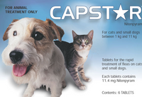 Capstar tablets - 6 pack : Cats & Small Dogs: 2-25 lbs (0-11 kg)