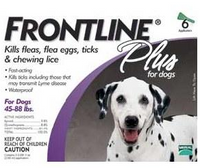 Frontline Plus For Dogs - Large Dog (45-88 lbs) (20-40 kg) 3-Pk