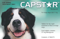 Capstar tablets - 6 pack: Large Dogs: 25-125 lbs (11-55 kg)