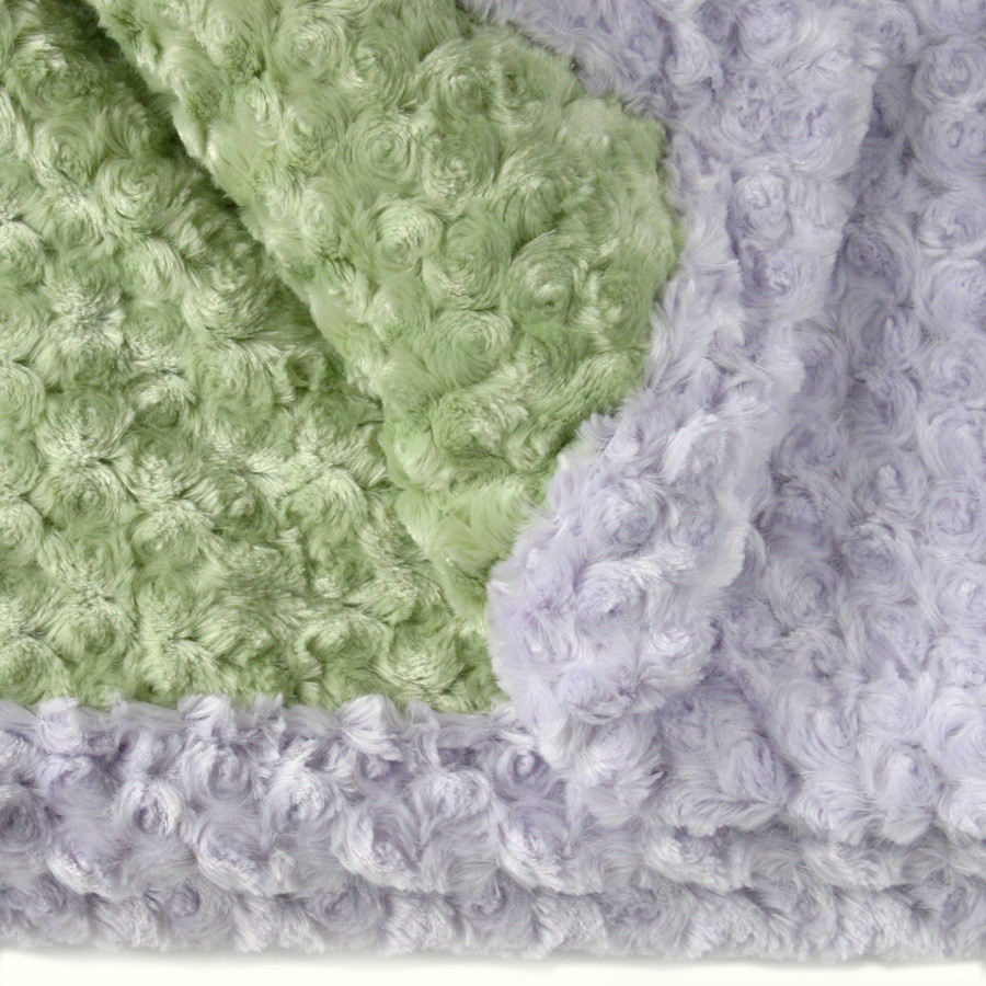 sage green baby blanket