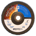 Mercer Zirconia Flap Disc 7" x 7/8" 120grit Standard - T29 (Pack of 10)