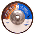 Mercer Zirconia Flap Disc 7" x 5/8"-11 40grit Standard - T27 (Pack of 10)