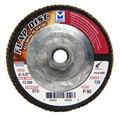 Mercer Aluminum Oxide Flap Disc 4-1/2" x 5/8"-11 80grit Standard - T29 (Pack of 10)