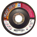 Mercer Aluminum Oxide Flap Disc 4-1/2" x 7/8" 36grit High Density - T27 (Pack of 10)