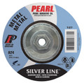 Pearl SILVERLINE 4-1/2" x 1/4" x 5/8"-11 Depressed Center Grinding Wheel (Pack of 10)