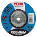 Pearl Premium 7" x 1/4" x 5/8"-11 Depressed Center Grinding Wheel (Pack of 10)