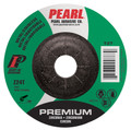 Pearl Premium 4" x 1/4" x 5/8" Depressed Center Grinding Wheel - Stainless (Pack of 25)