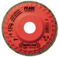 Pearl REDLINE 4-1/2" x 7/8" CBT Trimmable Flap Disc - 60GRIT (Pack of 10)