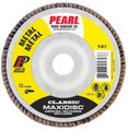 Pearl Classic 4" x 5/8" AL/OX T27 Flap Disc - 40 GRIT (Pack of 10)