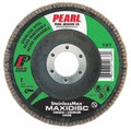 Pearl StainlessMax 4-1/2" x 7/8" Zirconia T27 Flap Disc - 40 GRIT (Pack of 10)