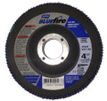 Norton Bluefire 4-1/2"x7/8" 60 Grit Zirconia Flap Disc - 10 Pack