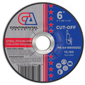 Premium Cut-Off Wheel 6" x .040" x 7/8"  T-27 Metal Cutting (Pack of 25)