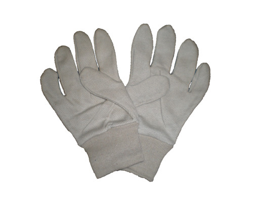 white jersey gloves