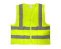 Safety Vest Neon Yellow High Visibility