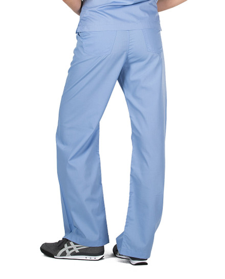 Large Petite Ceil Blue - Classic Simple Scrub Pants