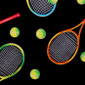 Tennis Match Poppy Surgical Head Caps - Image Variant_0