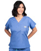Limited Edition Shelby Scrub Tops - Calypso Blue with Light Blue Stitching - Image Variant_0