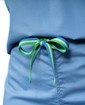 Limited Edition Shelby Scrub Tops - Calypso Blue with Light Blue Stitching - Image Variant_3