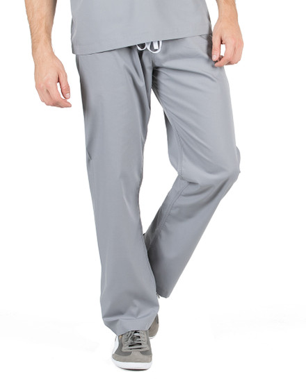 3XL Slate Grey David Simple Scrub Pants