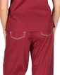 Medium Petite 25" Crimson Wine - Classic Shelby Scrub Pants - Image Variant_2