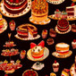 Sweets and Treats Poppy Scrub Hat - Image Variant_0